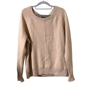 Max and Mia Pull over Sweater size XXL Light‎ ballerina pink ribbed hem and cuff